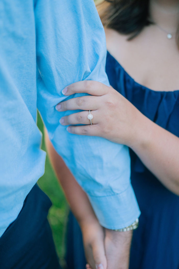 Gatlinburg TN engagement session in the smoky mountains beautiful engagement ring