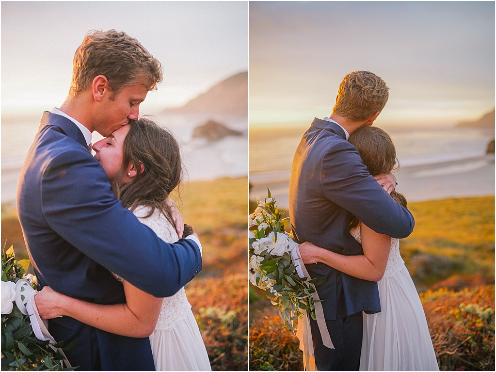 outer banks big sur first look elopement look for the light photo video sunset